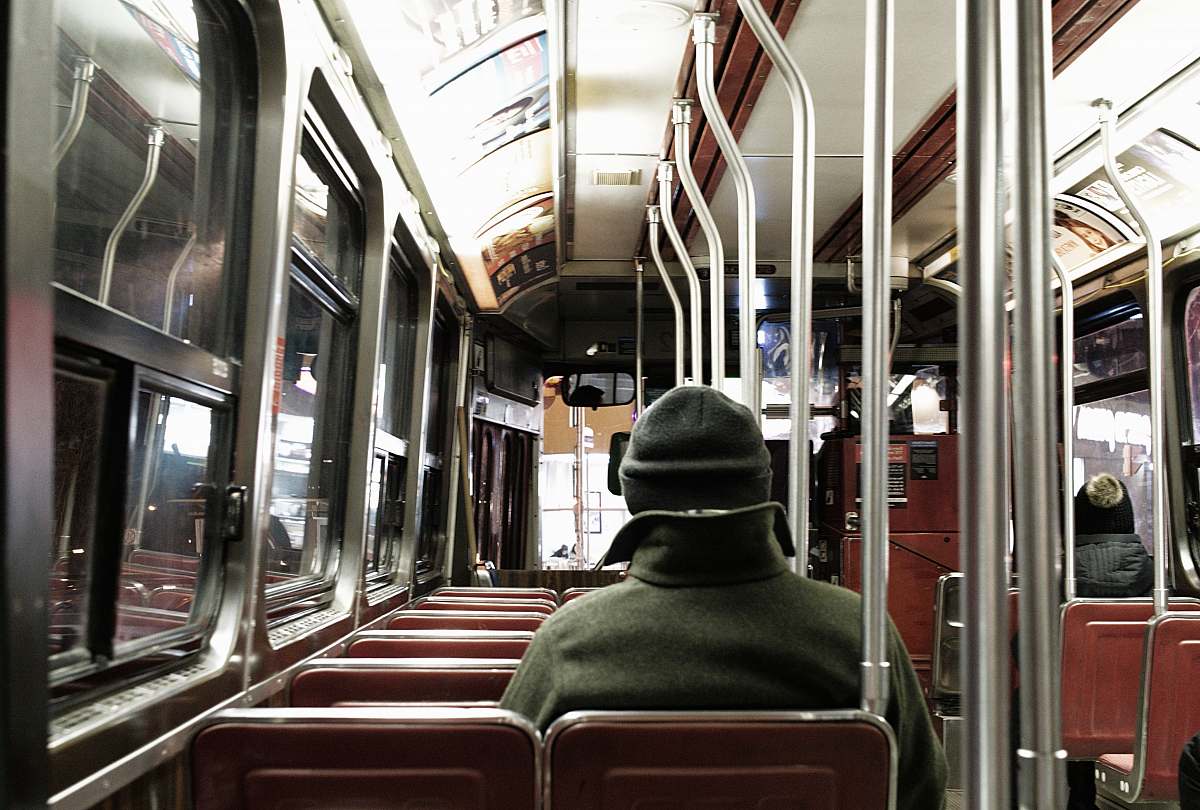 indoors people inside bus interior design